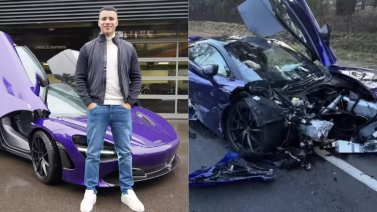 SAD NEWS: McLaren Star Suffers Minor Injuries Car Severely Damaged…