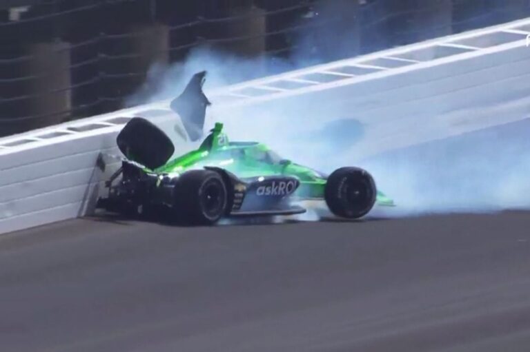 SAD NEWS: CRASHES OUT: Larson’s Indy 500 Dreams Shattered…
