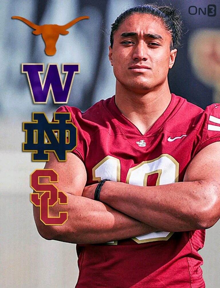 4-star LB Madden Faraimo will take one last official visit as a decision nears, he tells . I love Texas and I can’t resist it it’s my dream place…read more….