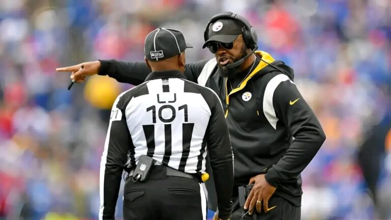 BREAKING NEWS: The referees in the game between the Philadelphia Eagles and the Pittsburgh Steelers have been suspended after the match revealed that the officials overlooked numerous errors by the Eagles, severely impacting the outcome of the game, leading Mike Tomlin to make harsh statements that shocked fans…. Full story 👇
