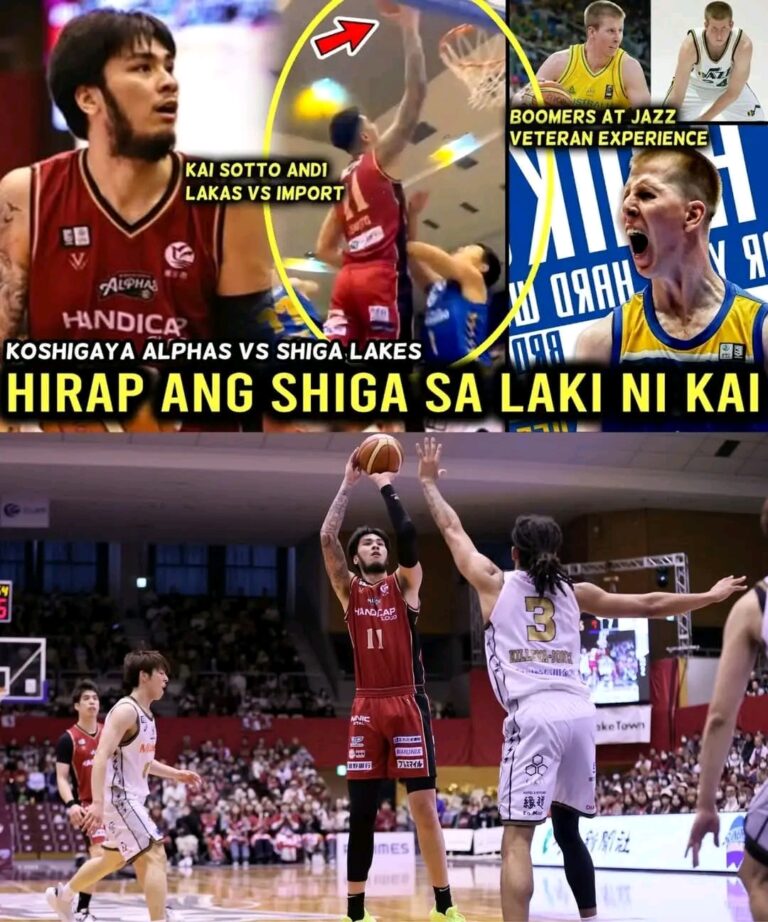 JUST RECENTLY: Koshigaya Wins! Kai Sotto Faces Veteran Center from the Australian Boomers in Rematch….