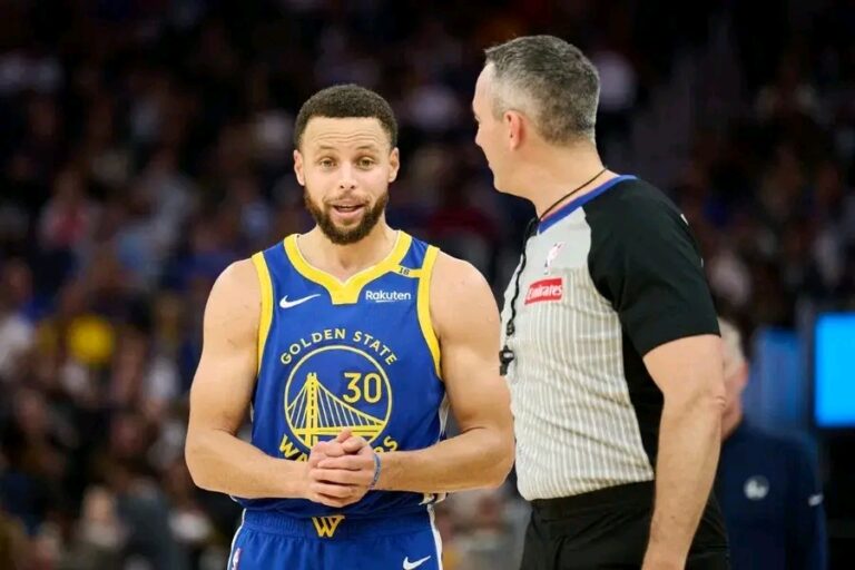 NBA Referees Under Fire: Warriors Broadcaster Lashes Out in Frustration Following Heated Altercation Involving Stephen Curry Against Timberwolves at 6:09…