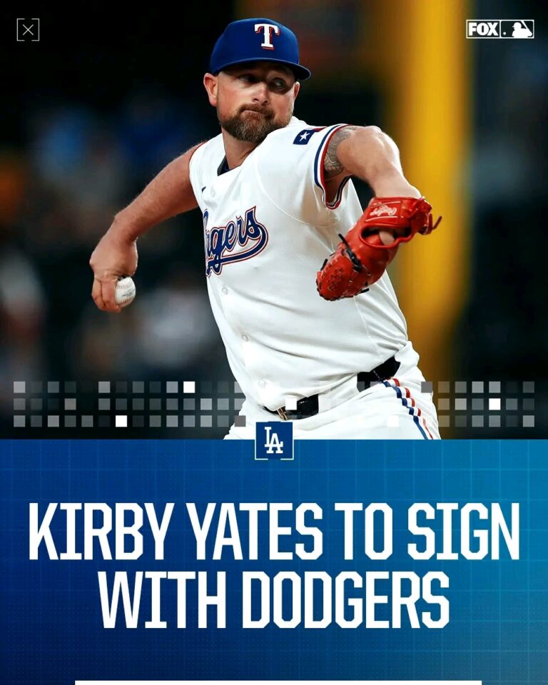 Kirby Yates Agrees to Contract with Dodgers, According to Bob Nightengale….