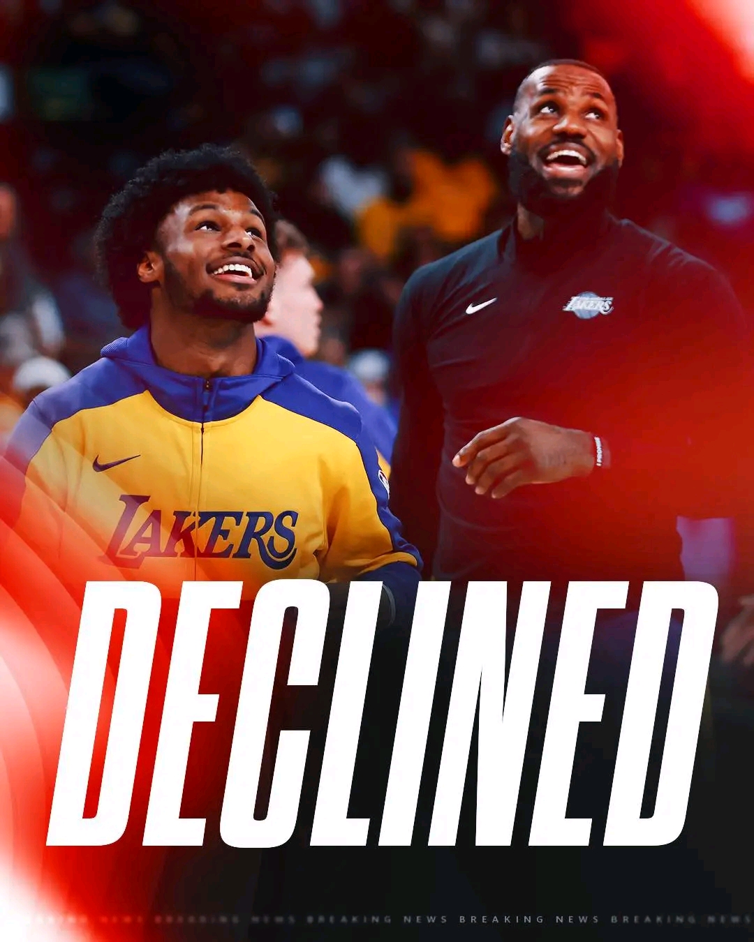 LeBron James and Son Bronny Spurn All-Star Weekend Skills Competition Invitation…