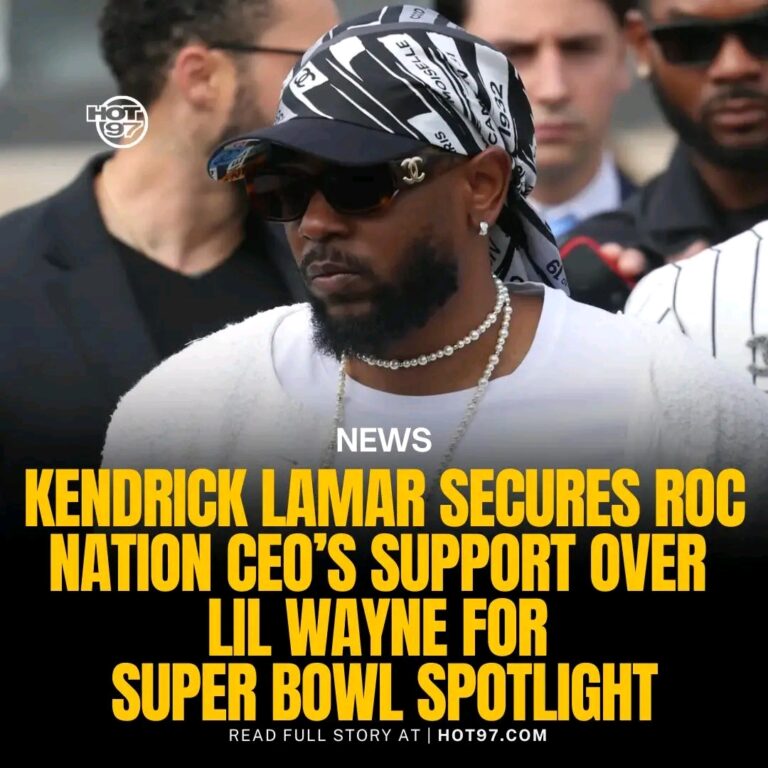 Kendrick Lamar Gathers Roc Nation CEO’s Backing, Outshining Lil Wayne for Super Bowl Performance…
