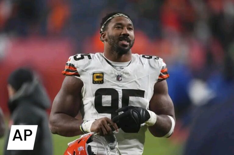 Breaking News: Browns Star Defensive End Myles Garrett Requests Trade Out of Cleveland…