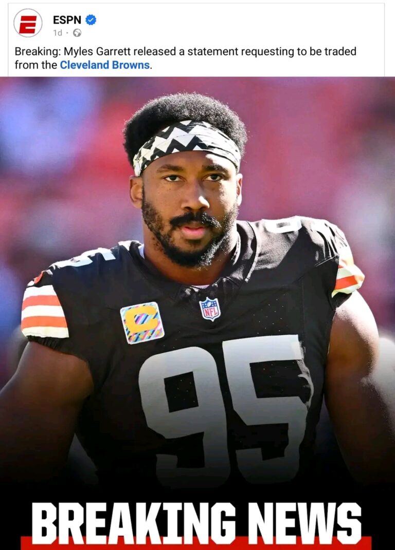 BREAKING: Myles Garrett Seeks Trade from Cleveland Browns to Join Las Vegas Raiders….