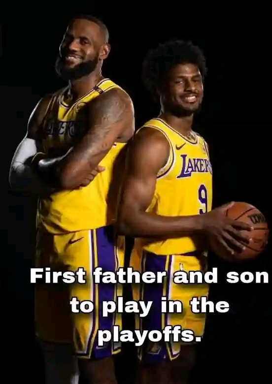 LeBron and Bronny James Make History as First Father-Son Duo to Compete in NBA Playoffs…