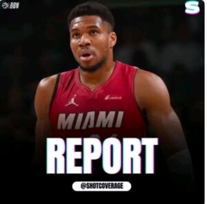 Shock Move: Miami Heat Surge Ahead in Race to Sign Giannis Antetokounmpo, Hijack Lakers and Knicks with Record-Breaking Offer…
