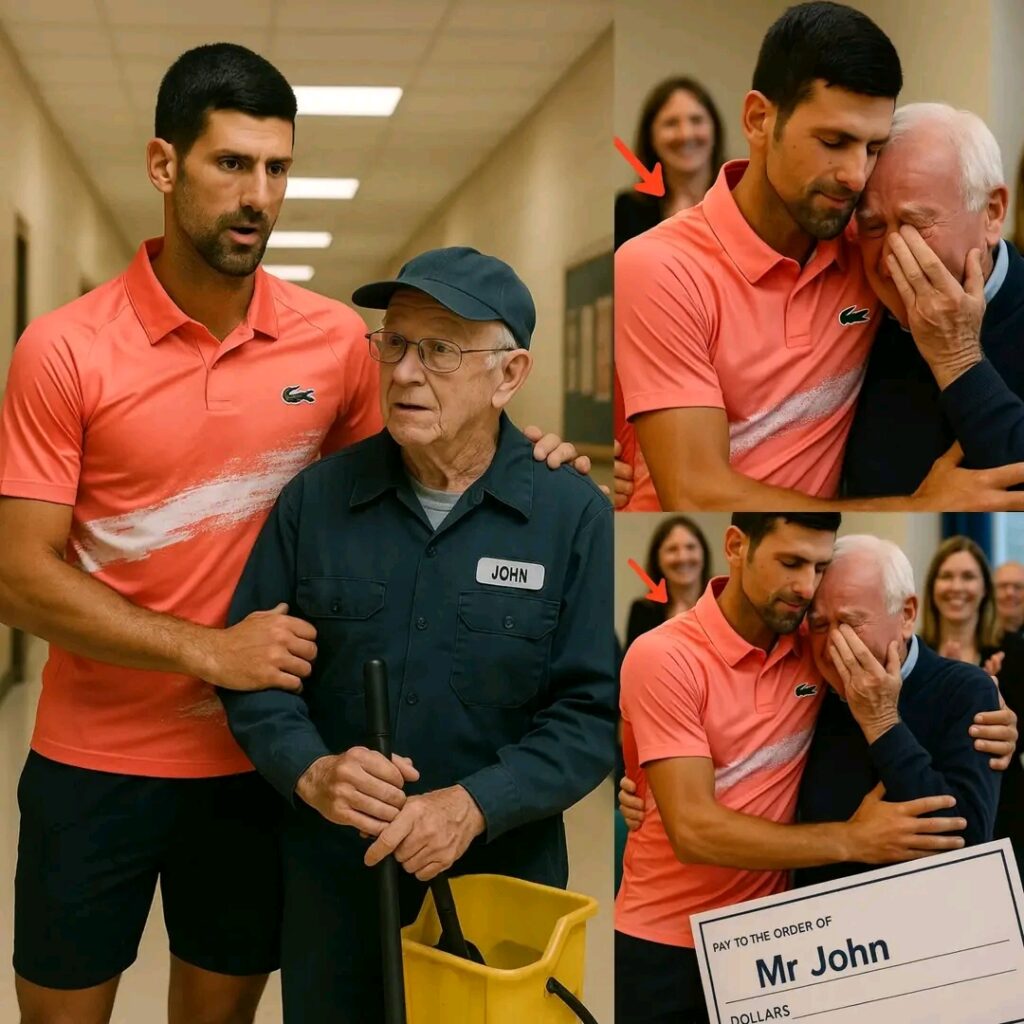 Novak Djokovic Discovers His Old School Janitor Still Working at 79 Years Old and Surprises Everyone…
