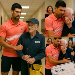 Novak Djokovic Discovers His Old School Janitor Still Working at 79 Years Old and Surprises Everyone…