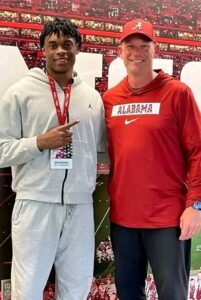 Crimson Tide Locks Down Elite Defender: Five-Star Dijon Lee Officially Joins Alabama’s 2025 Class     The Alabama Crimson Tide have landed a major recruiting victory, securing a commitment from five-star cornerback Dijon Lee for their 2025 class. Hailing from Mission Viejo, California, Lee is one of the most sought-after defensive backs in the nation. His commitment further solidifies Alabama…