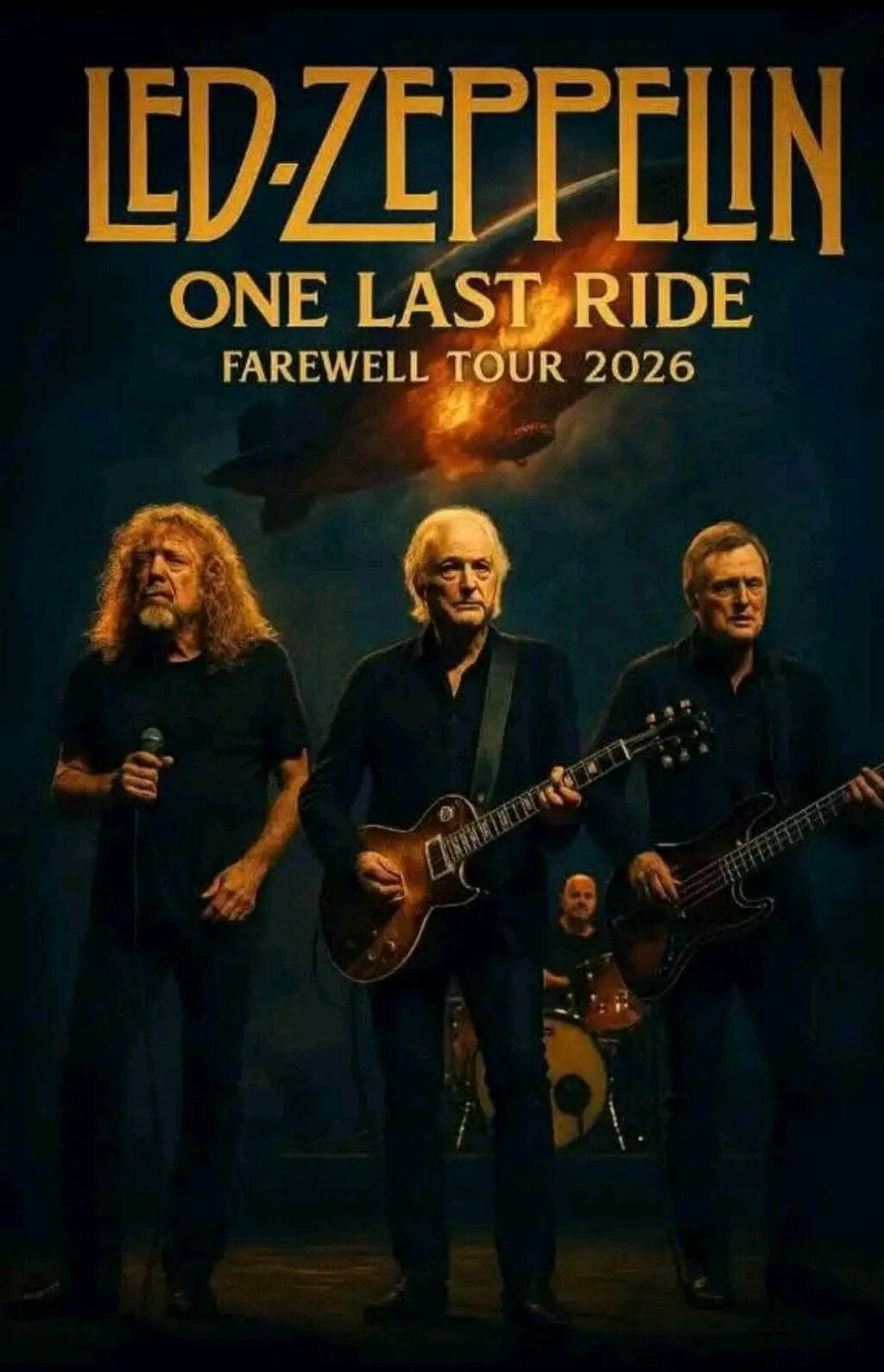 Good News: Legendary Led Zeppelin Announces Final 2026 North American Tour…