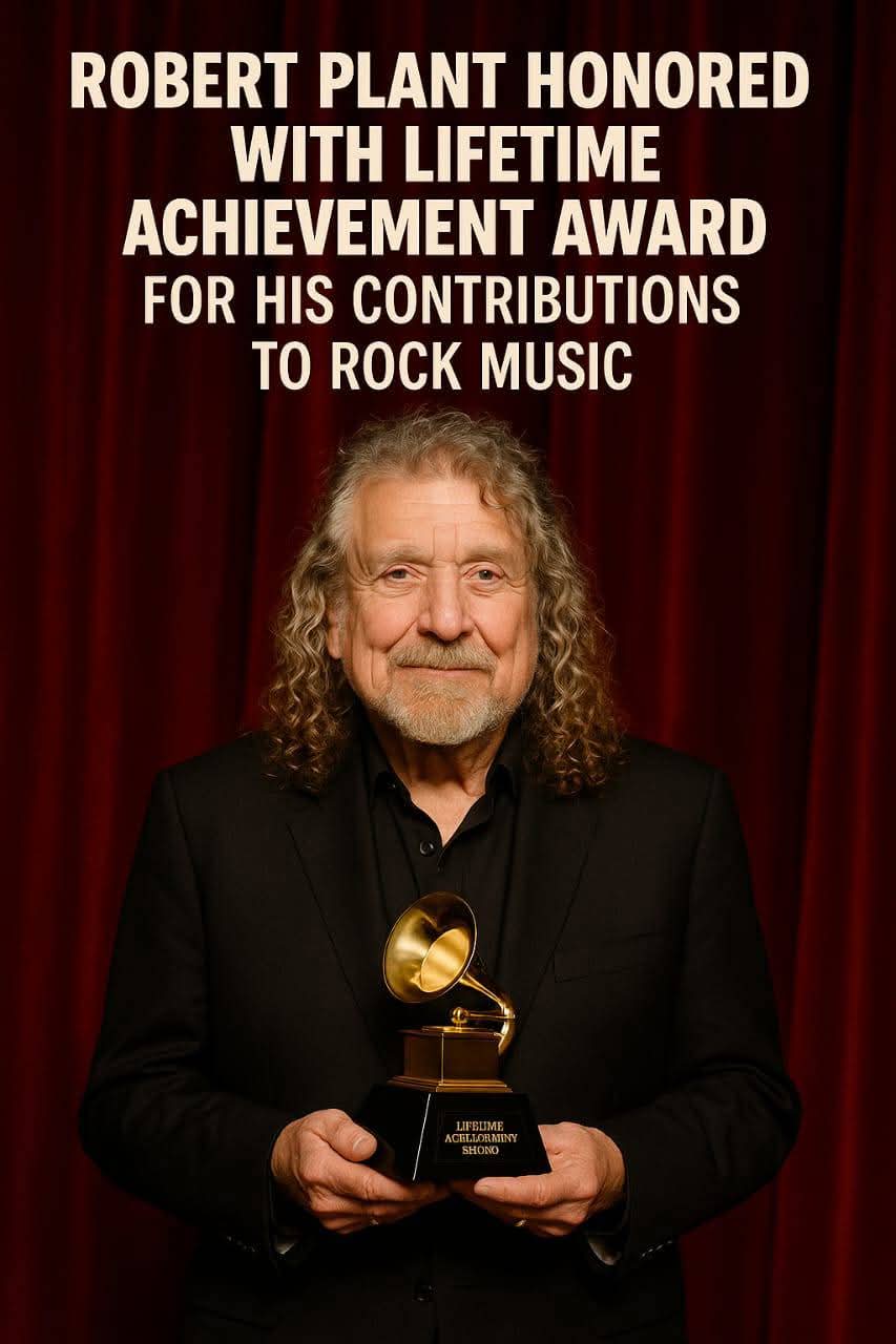 Robert Plant Honored With Lifetime Achievement Award for His Contributions to Rock Music…
