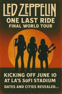 Final Curtain Call: Led Zeppelin Reunites for Legendary 2026 Tour, Electric Tempest…Read More