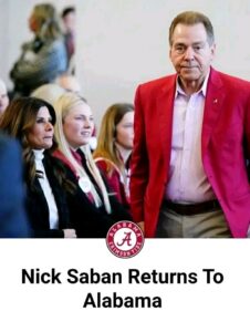 Stunning Twist: Nick Saban Comes Out of Retirement to Lead Alabama Once Again…Read more
