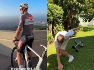Van der Poel Rides with Fans in LA as Pogačar Launches “Pogi Challenge UAE Team Quiet on Star’s Growing Brand…See Details below…